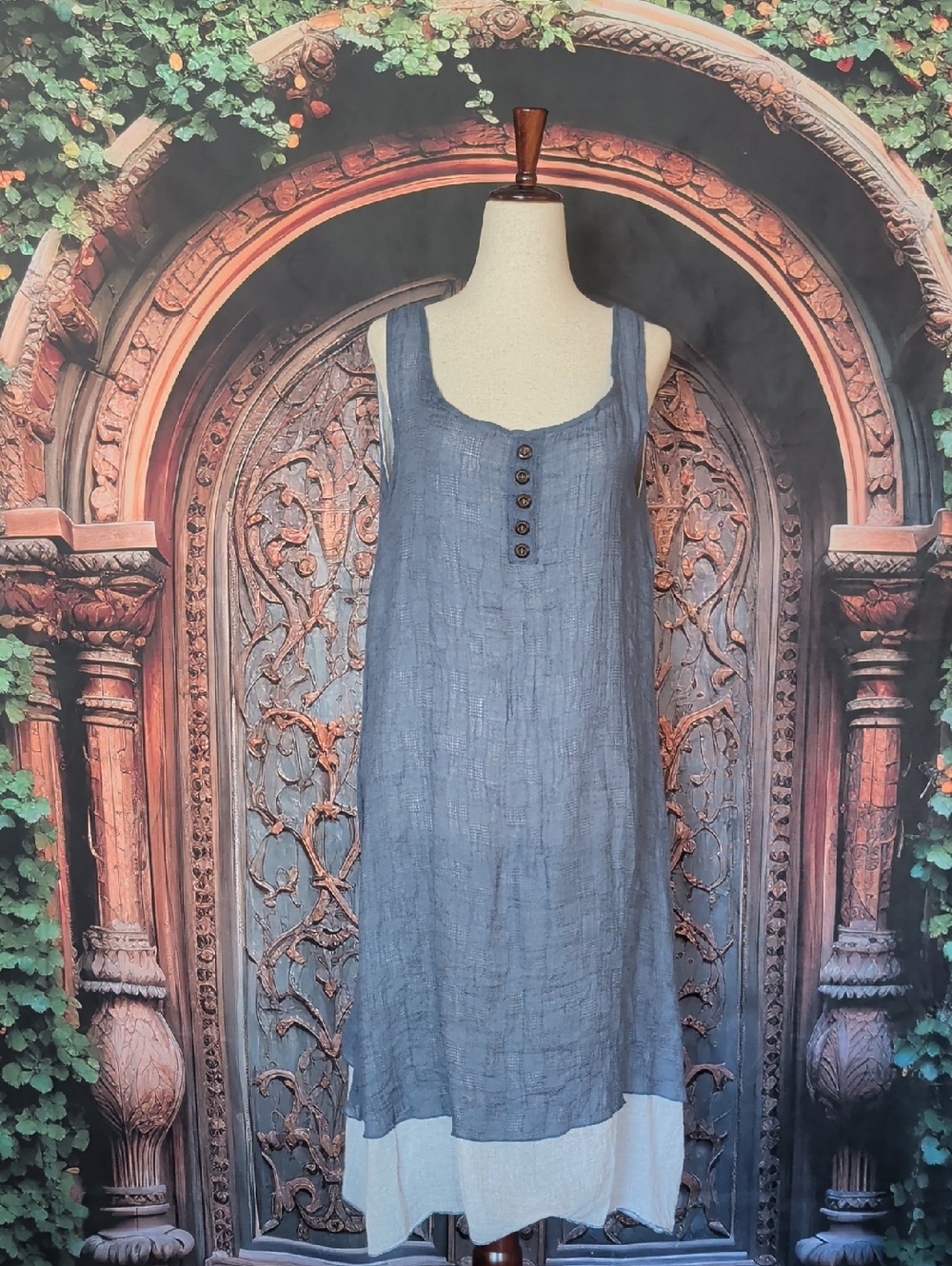 Simply Couture Gauze Lagenlook Dress